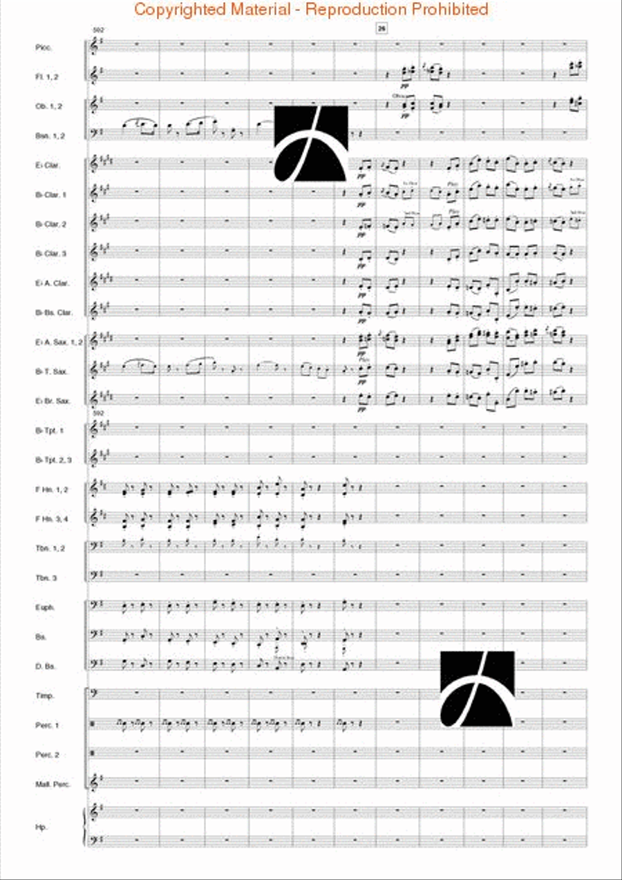 Carmen Suite Carmen Suite Concert Band scores gallery preview page 61