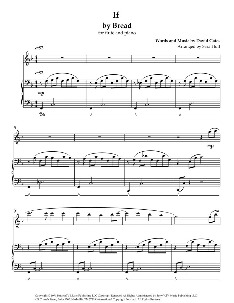 If Flute Solo scores gallery preview page 1