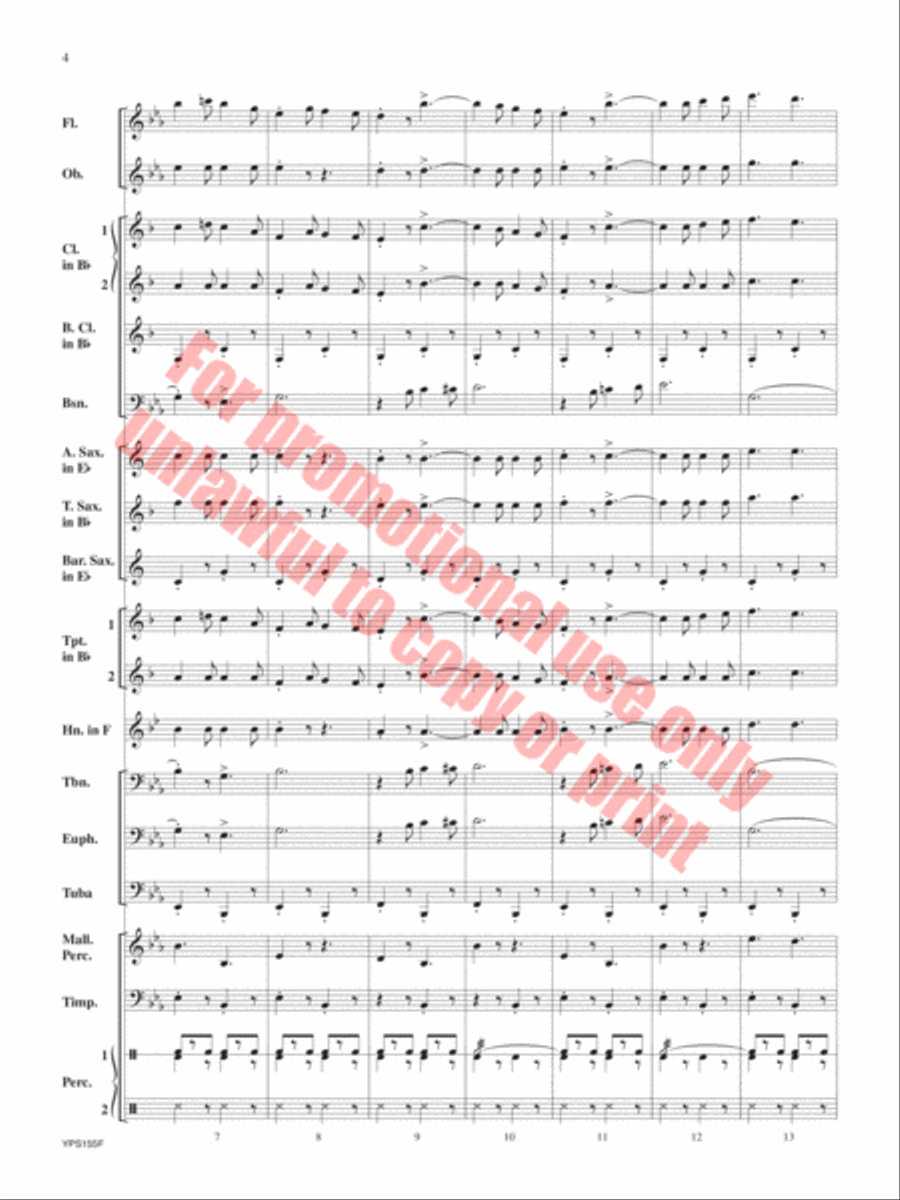 Safety Concert Band scores gallery preview page 5