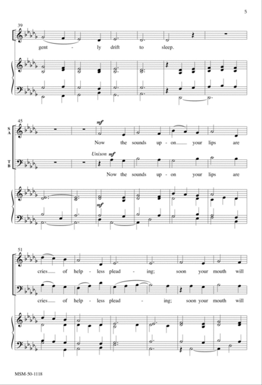 Welcome, Precious Infant Lord 4-Part scores gallery preview page 4