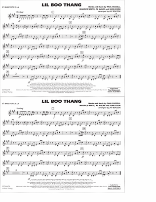 Lil Boo Thang (arr. Jay Bocook) - Eb Baritone Sax