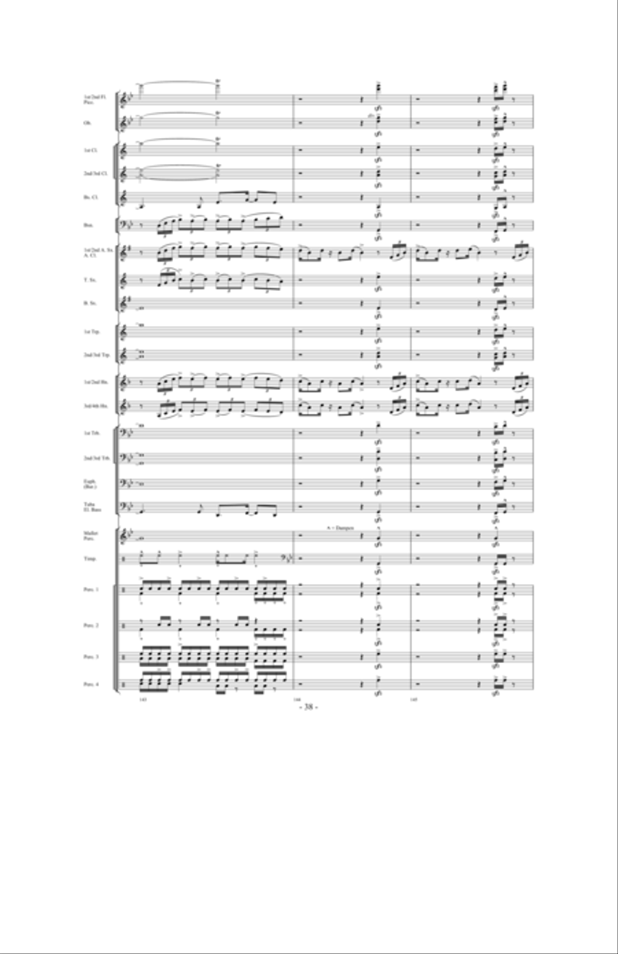Brazil: Ceremony, Song and Samba Concert Band scores gallery preview page 37