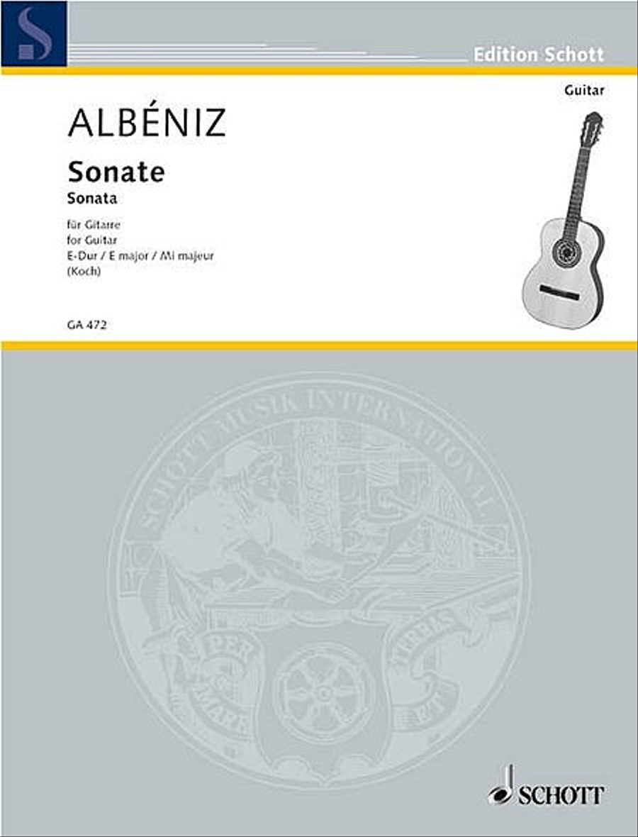 Sonata in E Major Acoustic Guitar scores gallery preview page 1