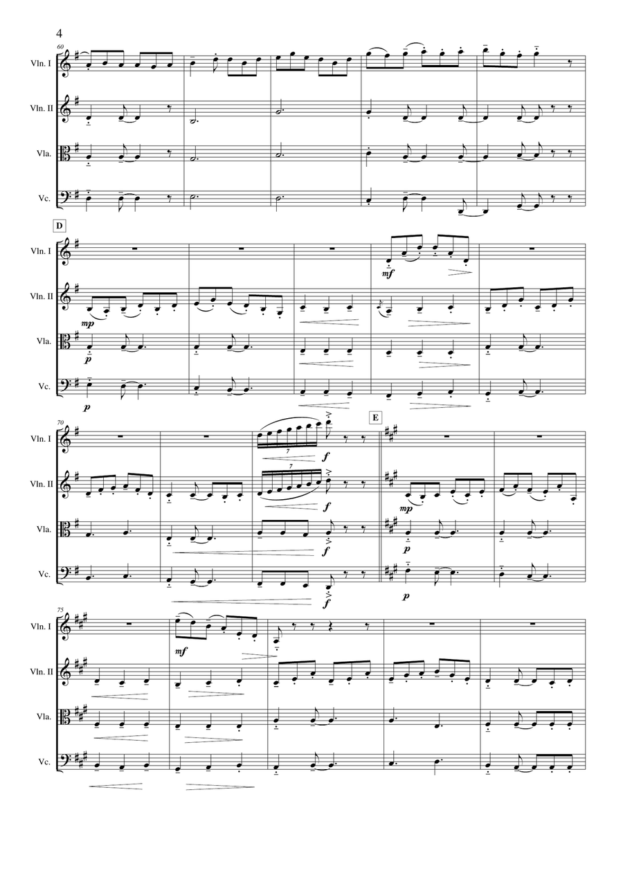 The Kesh Jig String Quartet scores gallery preview page 4