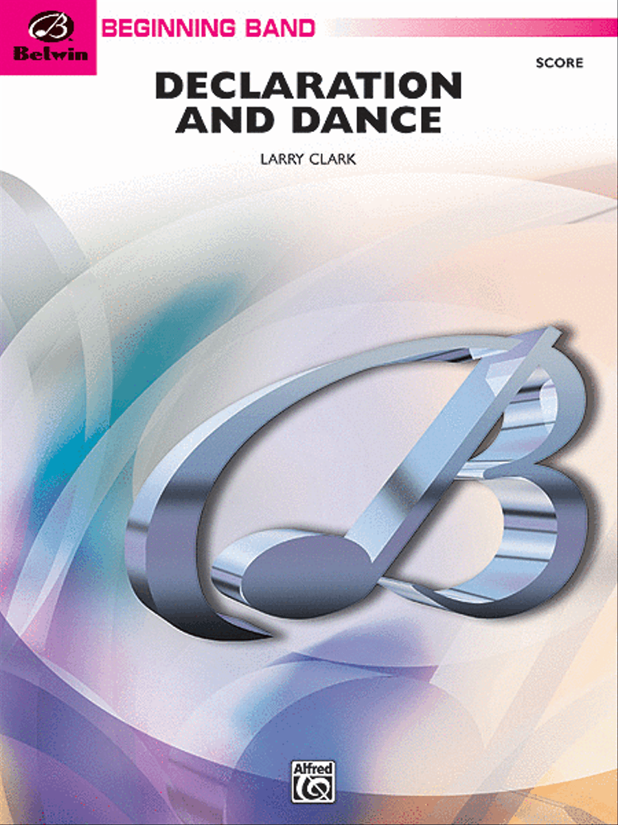 Declaration and Dance Concert Band scores gallery preview page 1