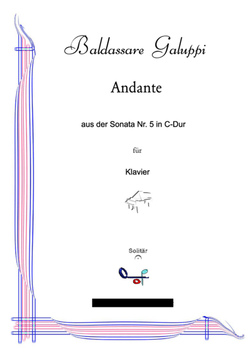 Baldassare Galuppi-----Andante from Sonata no. 5 in C Major for Piano