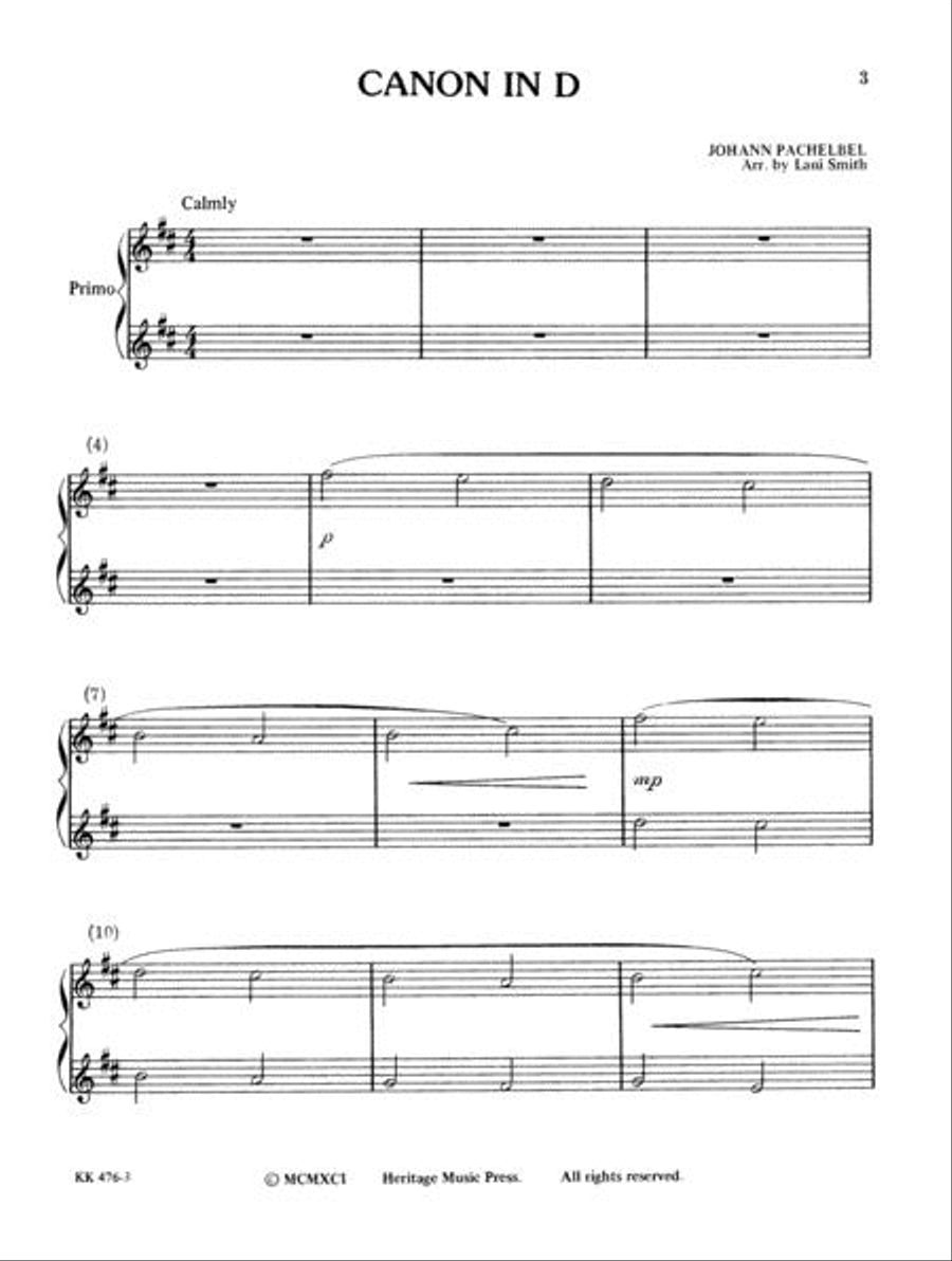 Classic Duets for Piano - Level 2 Piano Duet scores gallery preview page 3