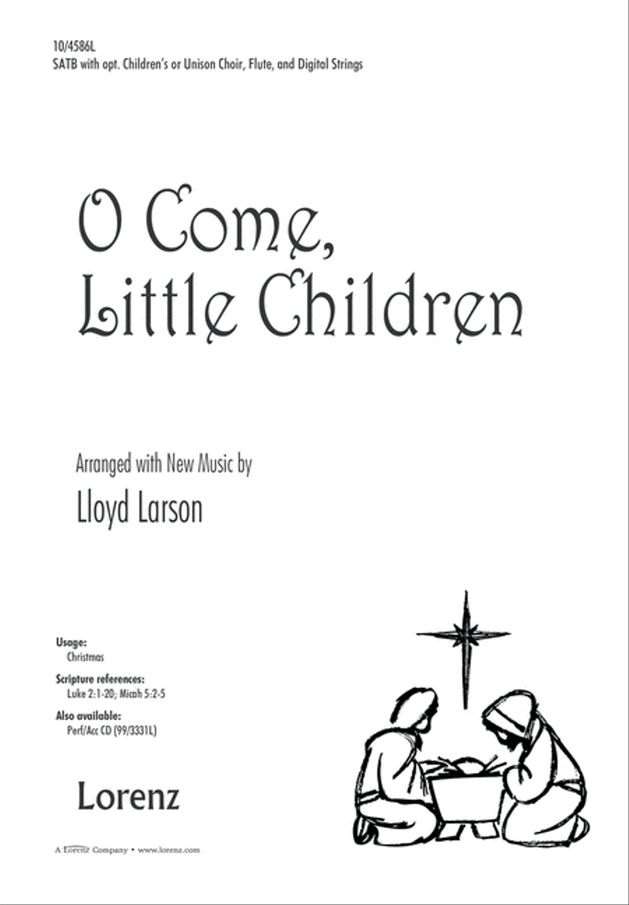 O Come, Little Children 4-Part scores gallery preview page 2