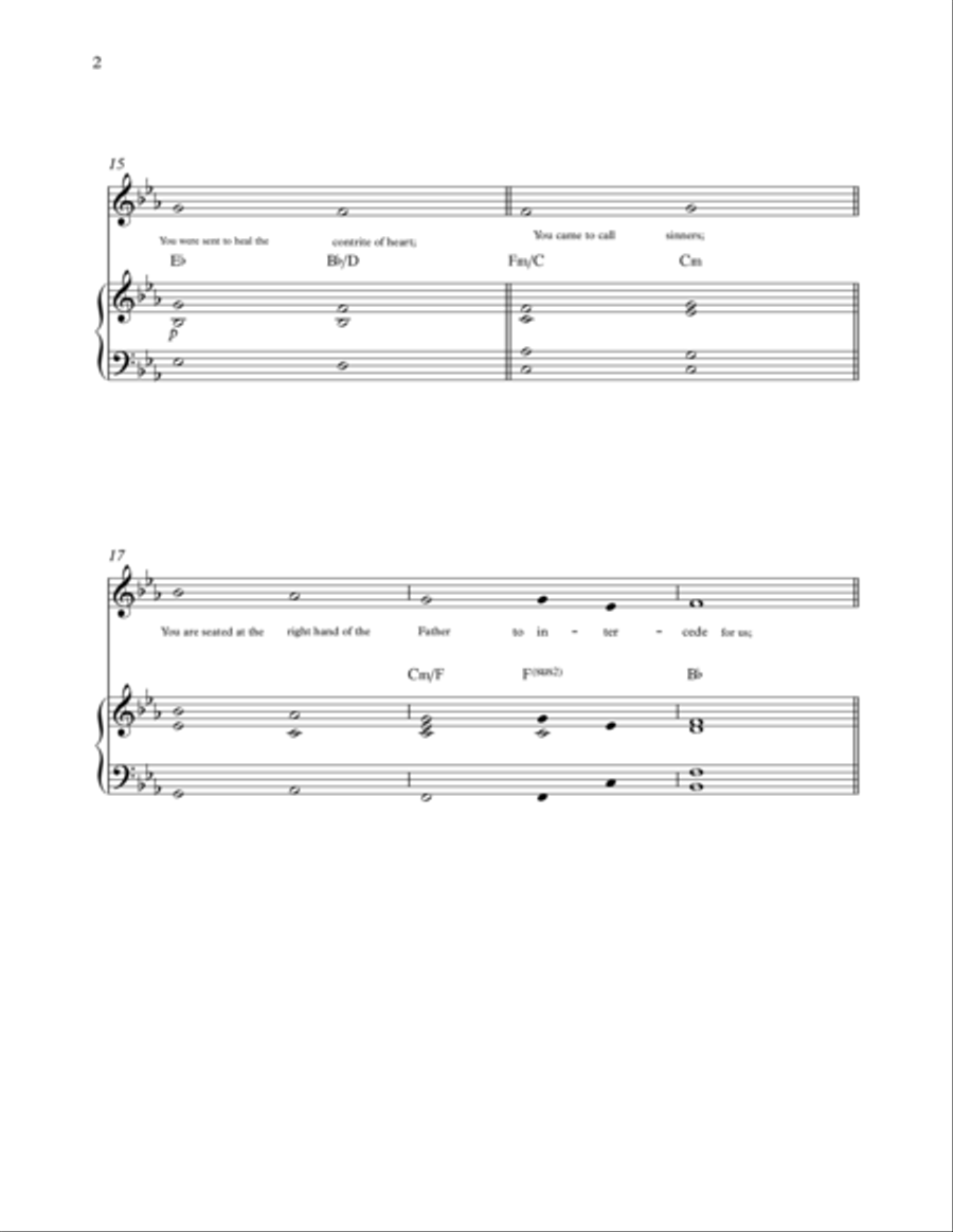Mass of Discipleship Mass of Discipleship Unison Choir scores gallery preview page 4