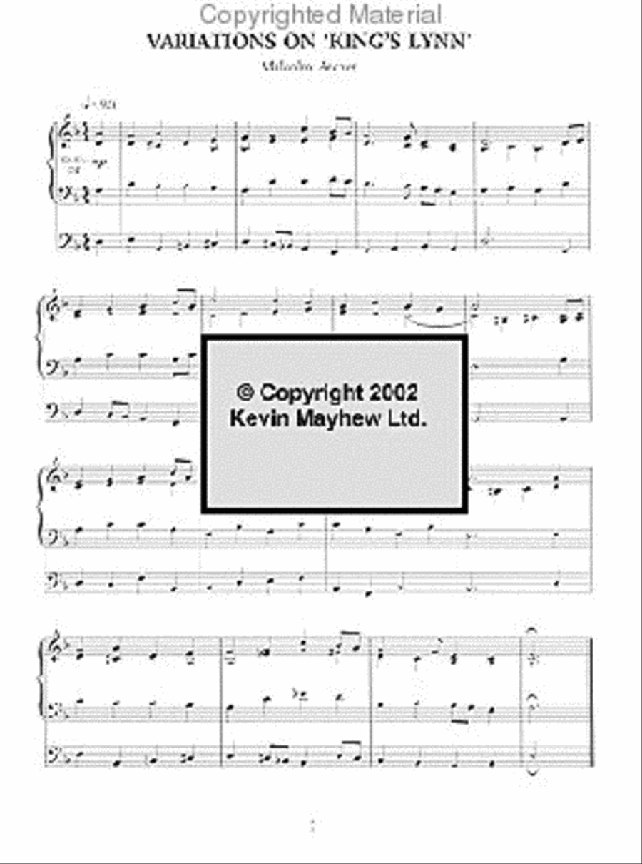 Variations on King's Lynn Organ scores gallery preview page 2