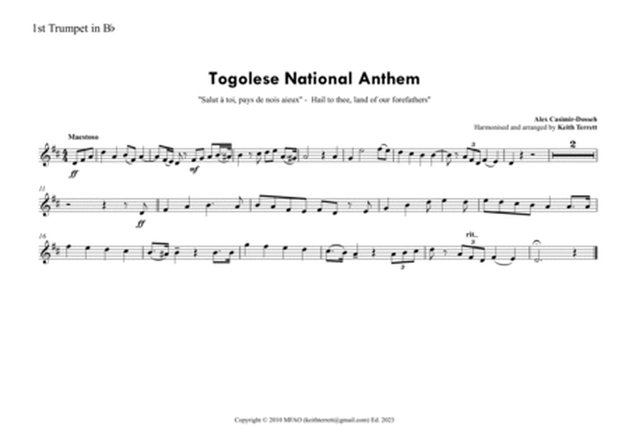 Togolese National Anthem for Brass Quintet image number null