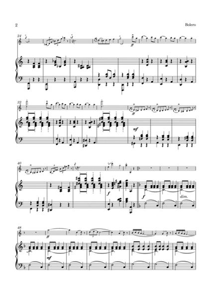 Hubay Bolero Op. 51 No. 3 for Violin and Piano image number null