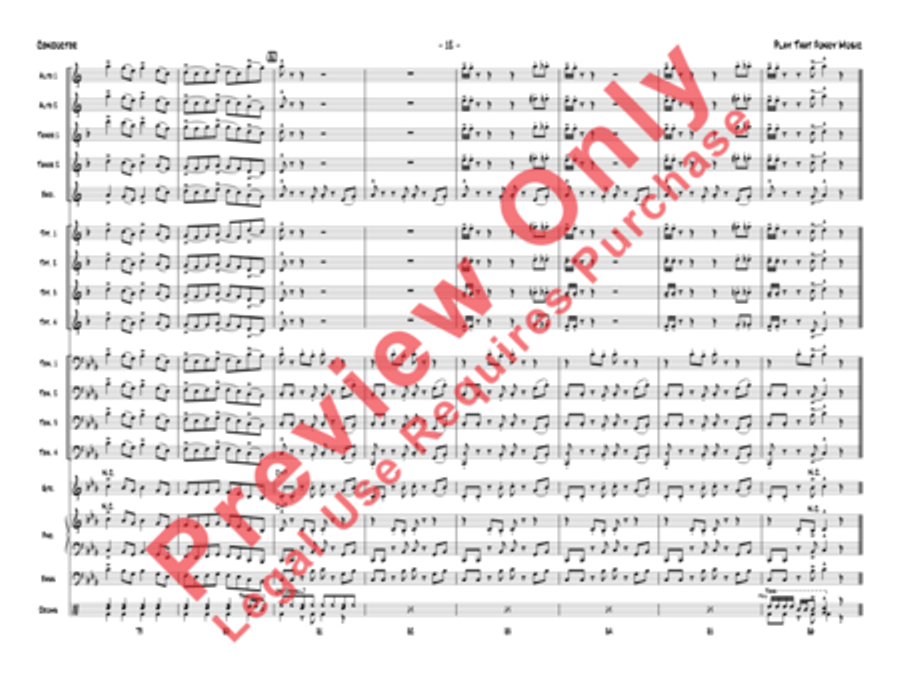 Play That Funky Music Jazz Ensemble scores gallery preview page 15