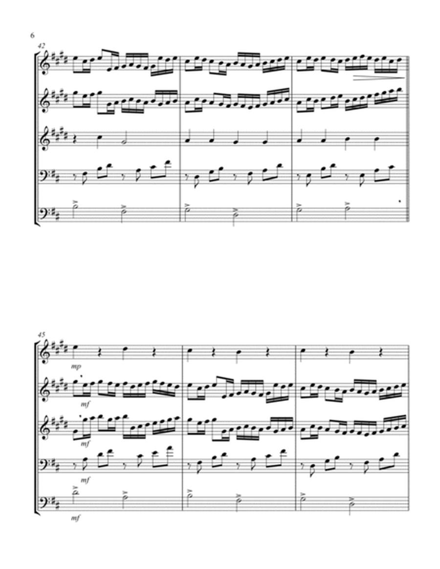 Canon in D (Pachelbel) (D) (Brass Quintet - 3 Trp, 2 Trb) (3 Trp lead) image number null