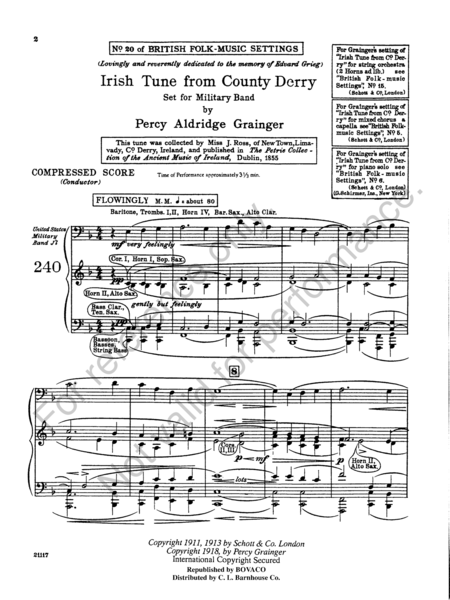 Irish Tune From County Derry; Shepherd's Hey image number null