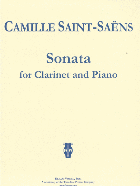 Sonata by Camille Saint-Saens Chamber Music - Sheet Music