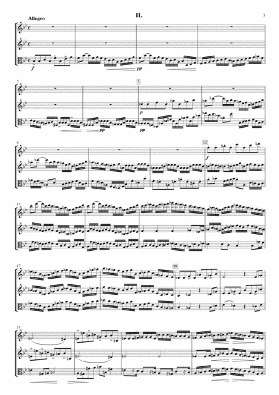 Suite for Terzetto, Op.133 String Duet scores gallery preview page 3