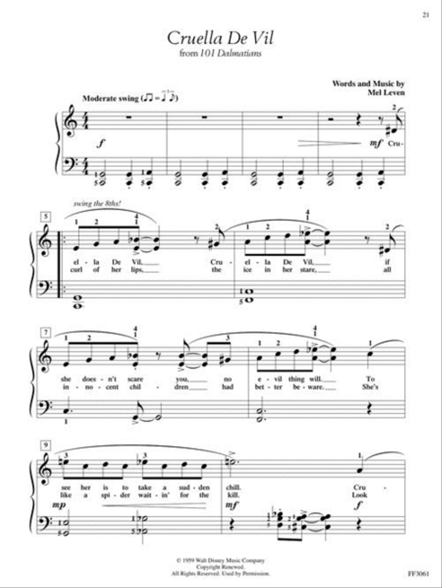 Adult Piano Adventures – Disney Book 2 Piano Method scores gallery preview page 6