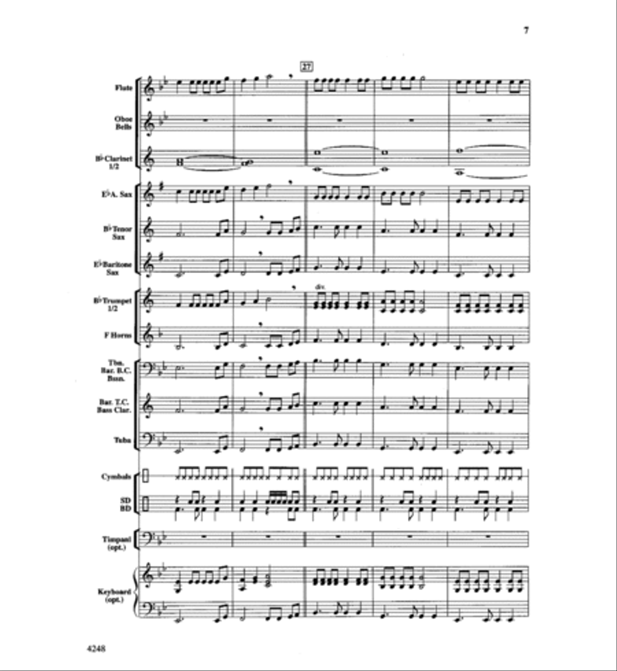 Hot Fudge Sundae Hot Fudge Sundae Concert Band scores gallery preview page 7