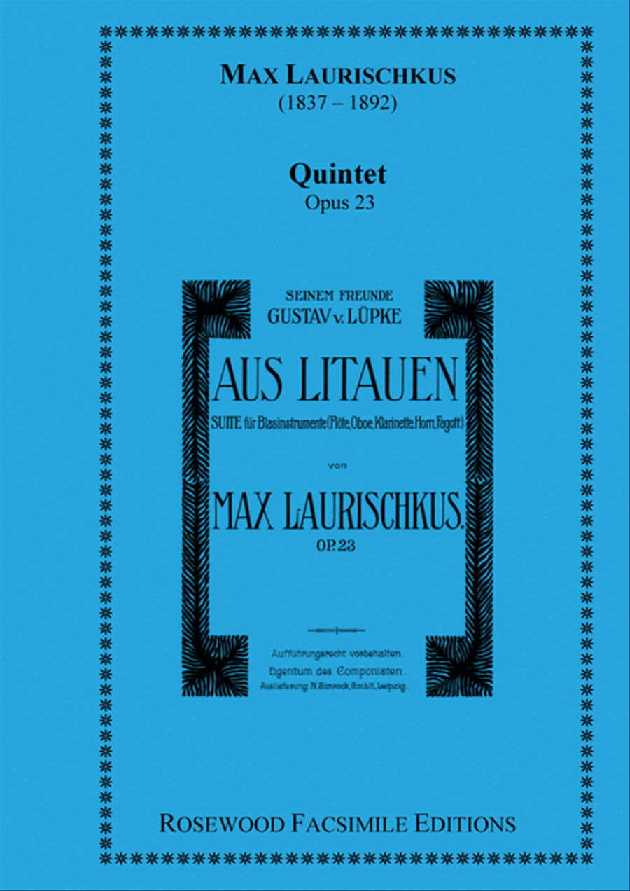 Lithuanian Quintet, Op. 23 Woodwind Quintet scores gallery preview page 1