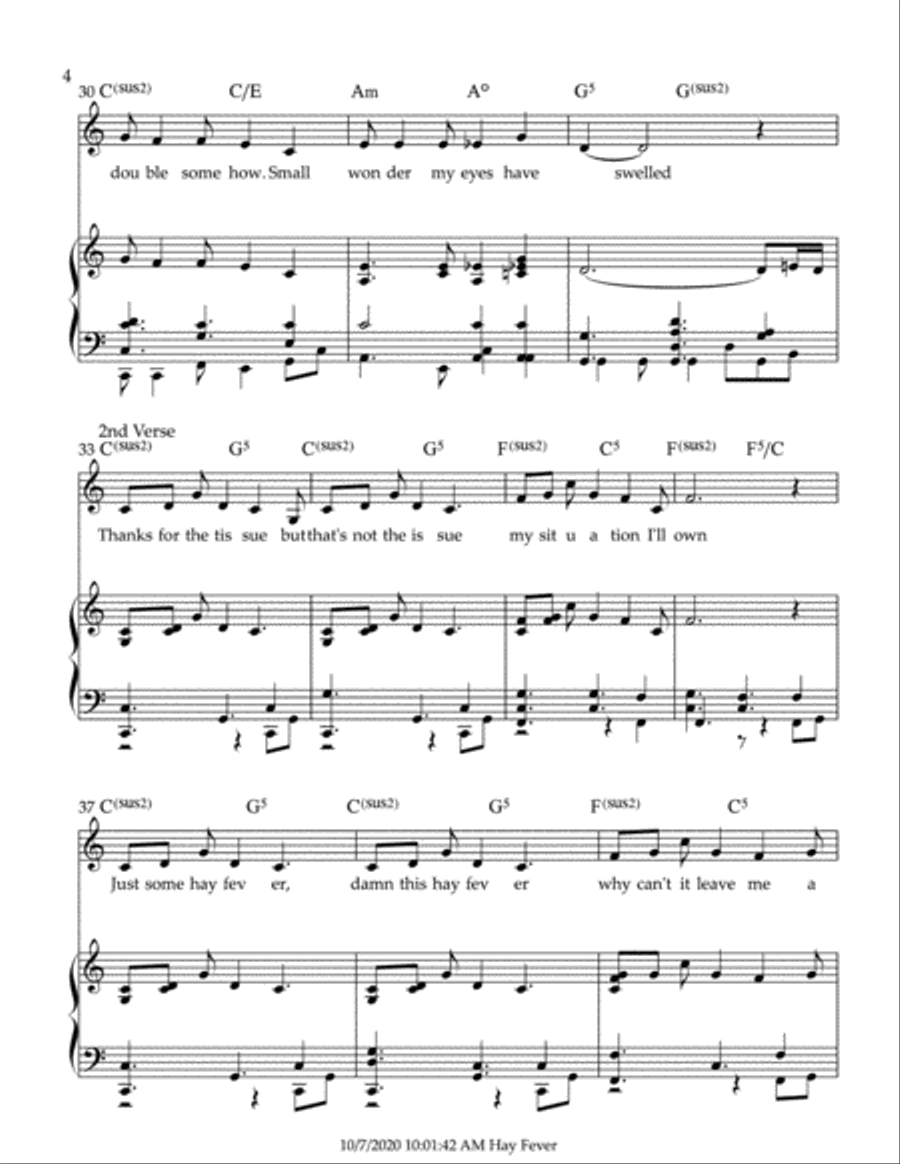 Hay Fever Voice scores gallery preview page 4