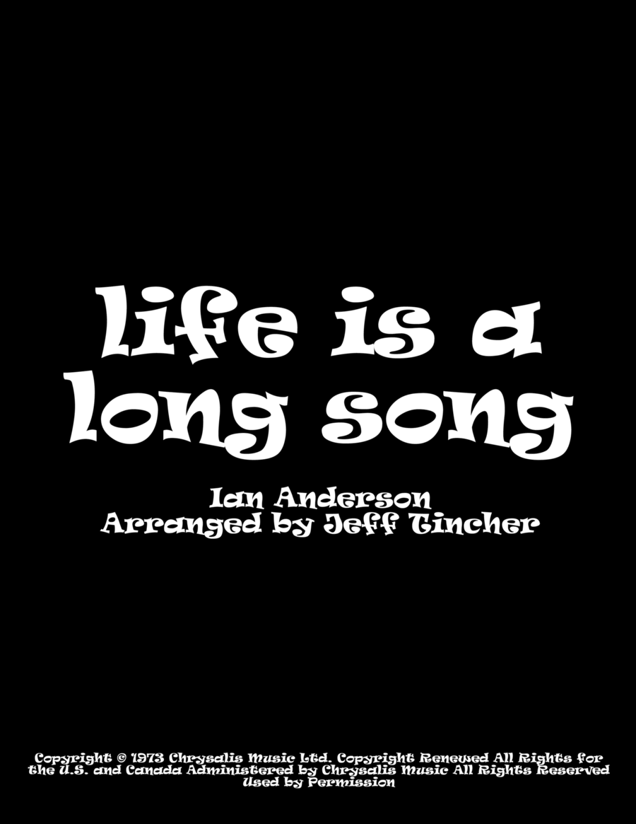 Life Is A Long Song Piano, Vocal, Guitar scores gallery preview page 1