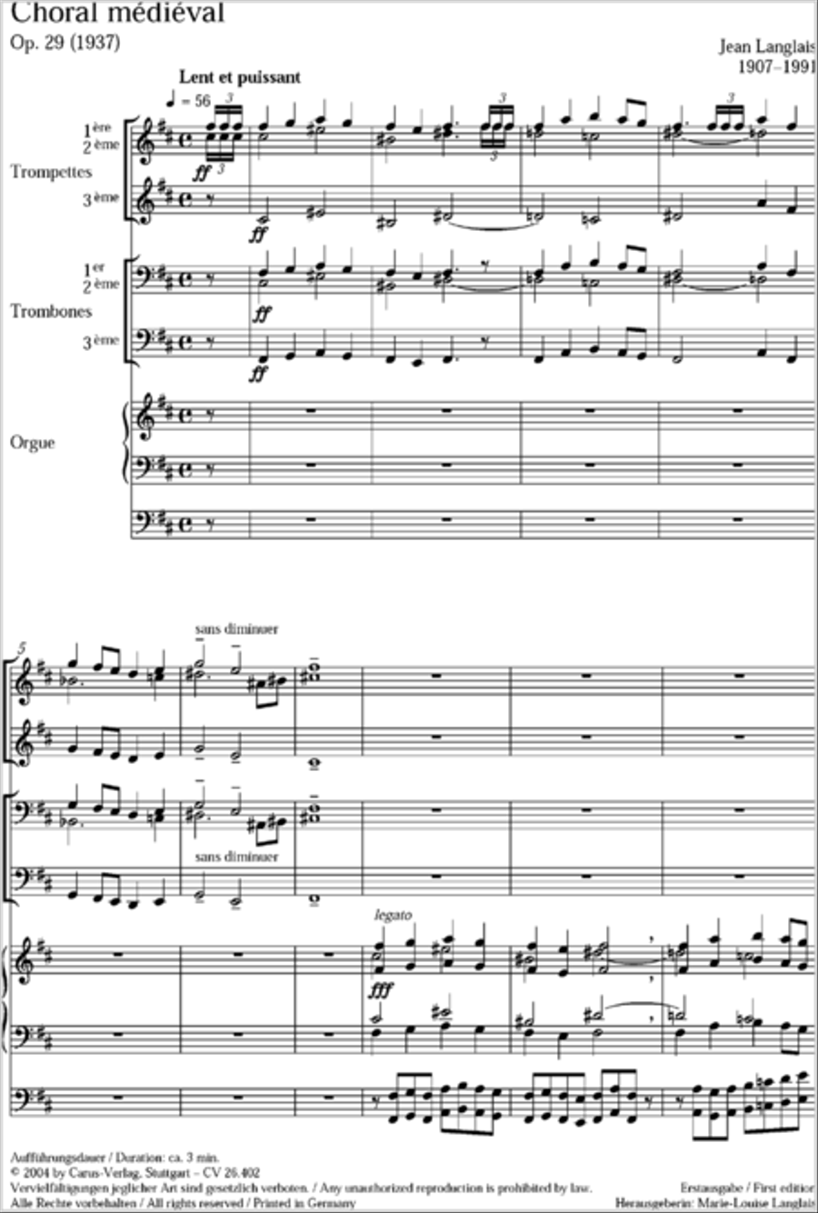 Choral medieval Choir scores gallery preview page 2