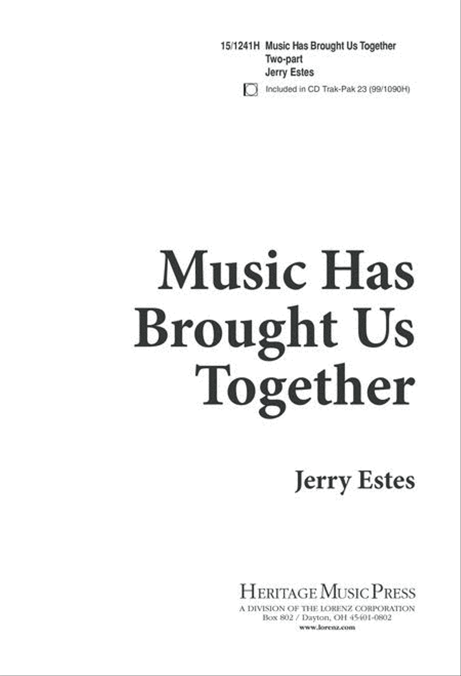 Music Has Brought Us Together 2-Part scores gallery preview page 1