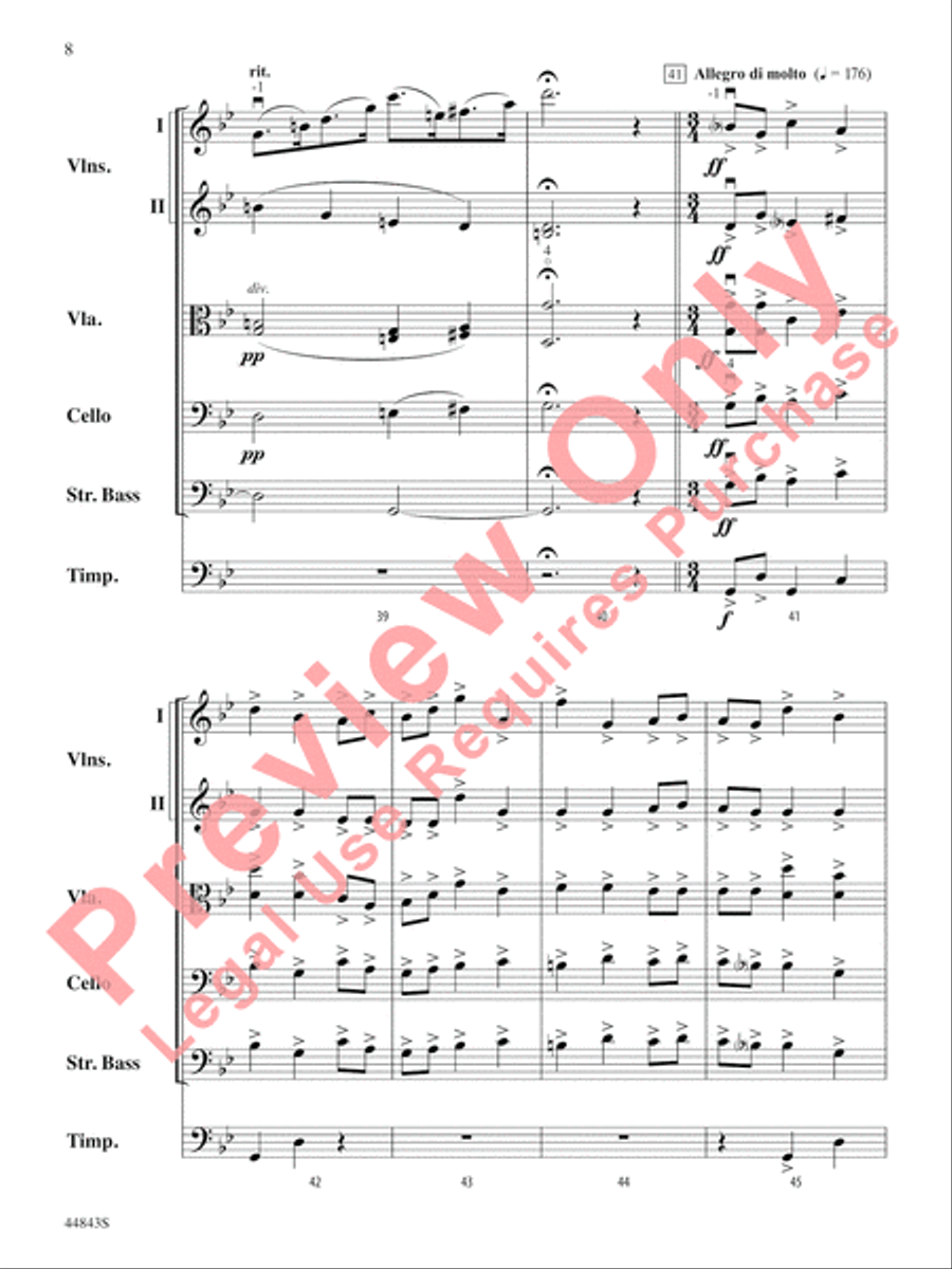 Enigma Variations String Orchestra scores gallery preview page 9