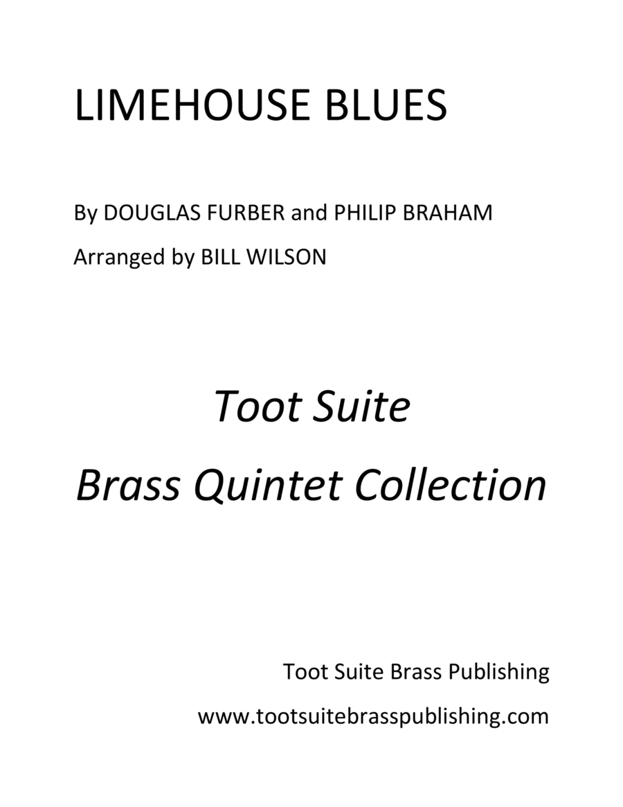 Limehouse Blues Brass Quintet scores gallery preview page 1