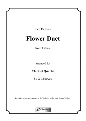 Book cover for Flower Duet for Clarinet Quartet