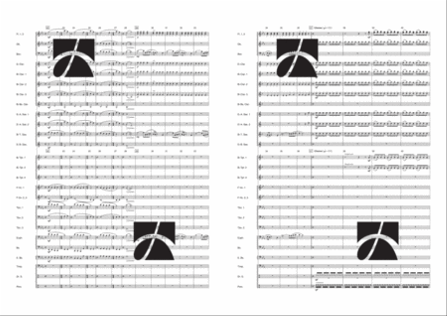 Sinfonia per un Addio Concert Band scores gallery preview page 3