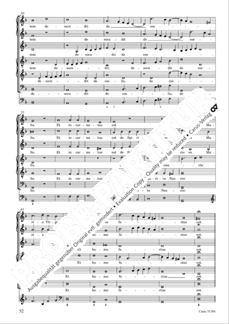 Palestrina: Masses and individual movements Score scores gallery preview page 67