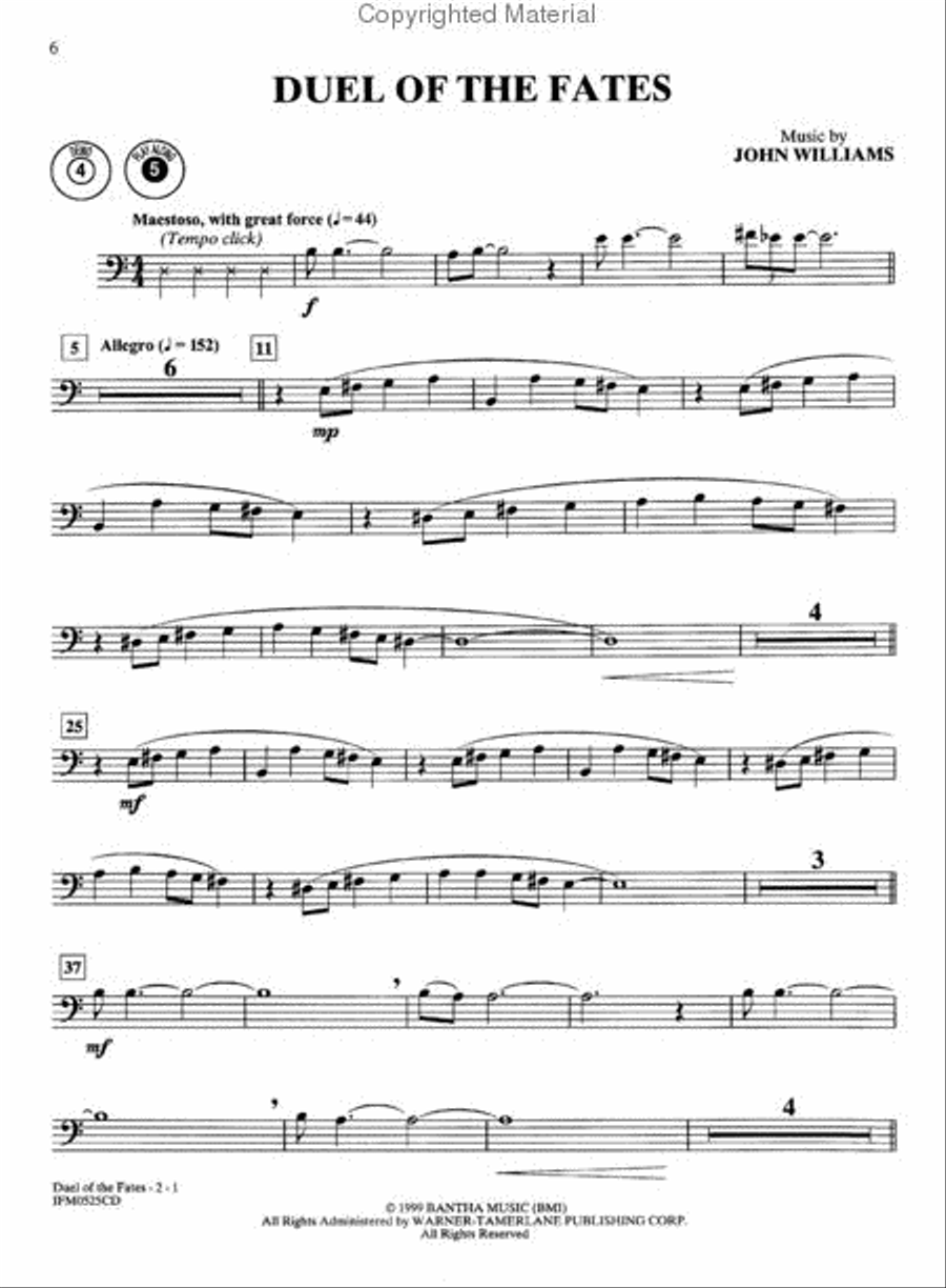 Star Wars - Episodes I, II & III (Trombone) Trombone scores gallery preview page 2