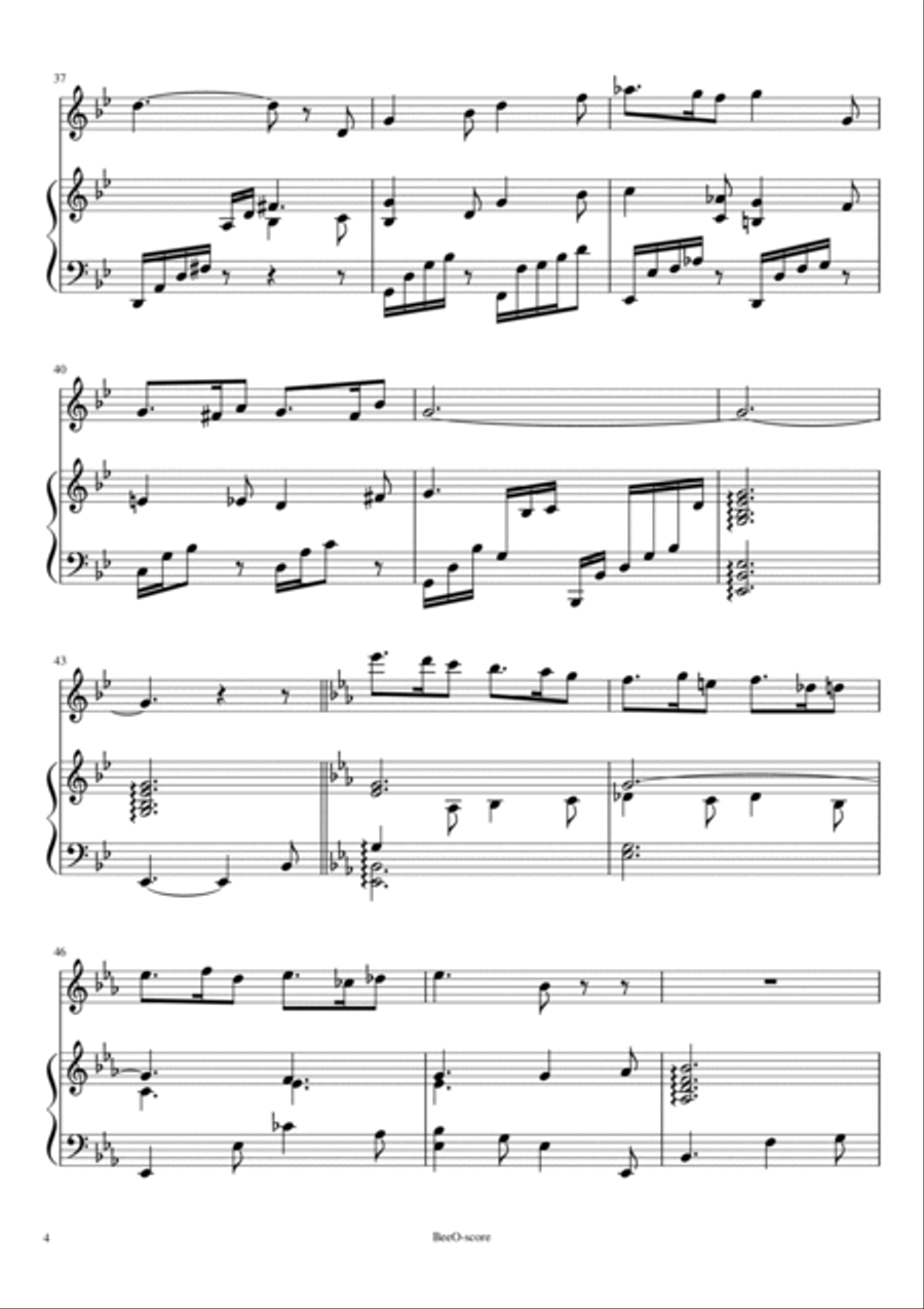 Sicilienne - faure Sicilienne - faure Large Ensemble scores gallery preview page 4