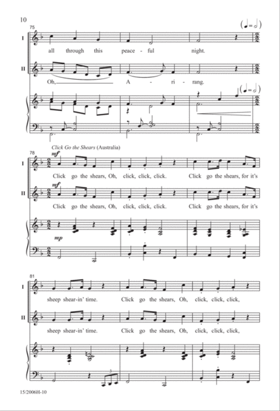 Around the World...in About Three Minutes 2-Part scores gallery preview page 10