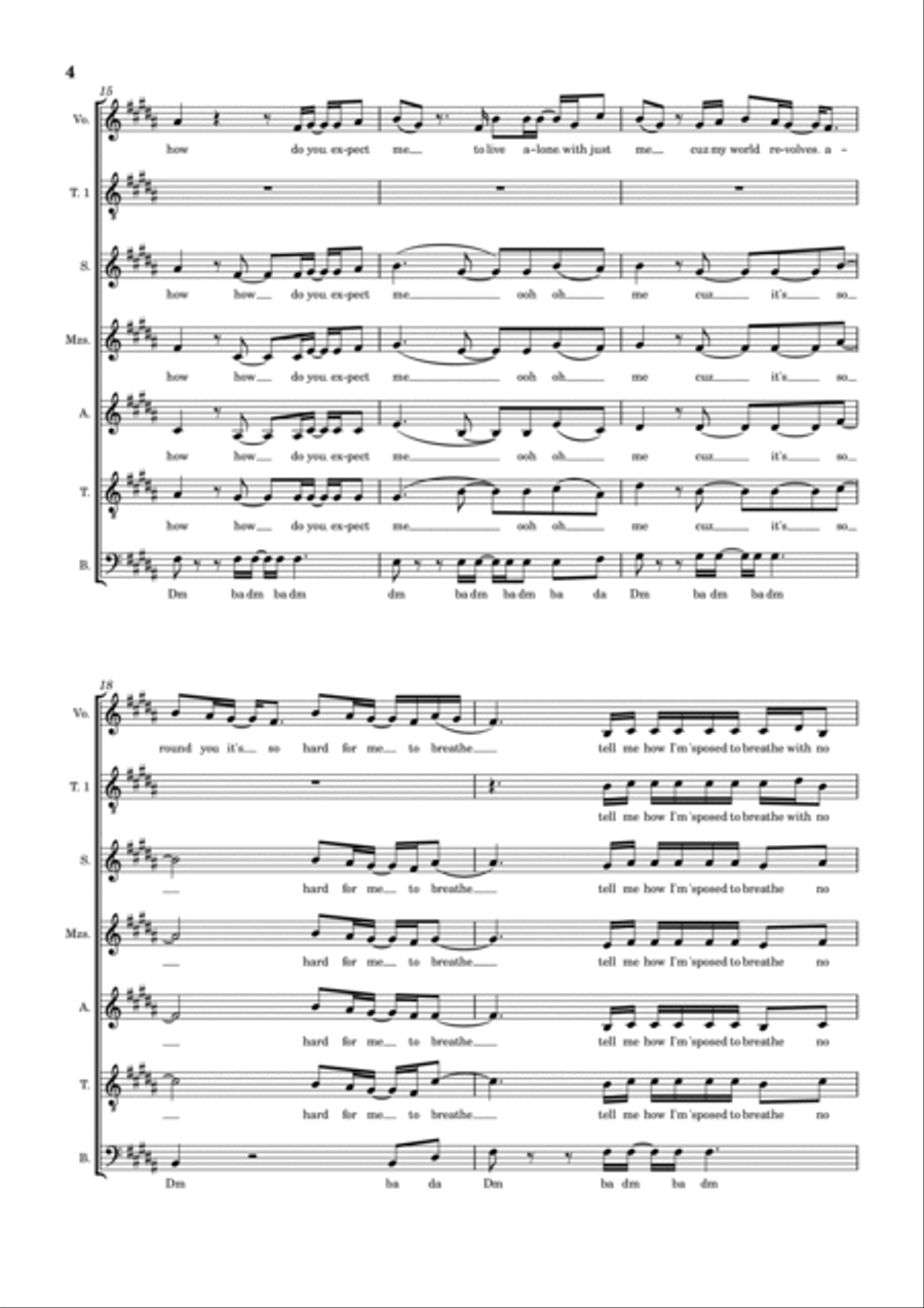 No Air No Air Divisi scores gallery preview page 4