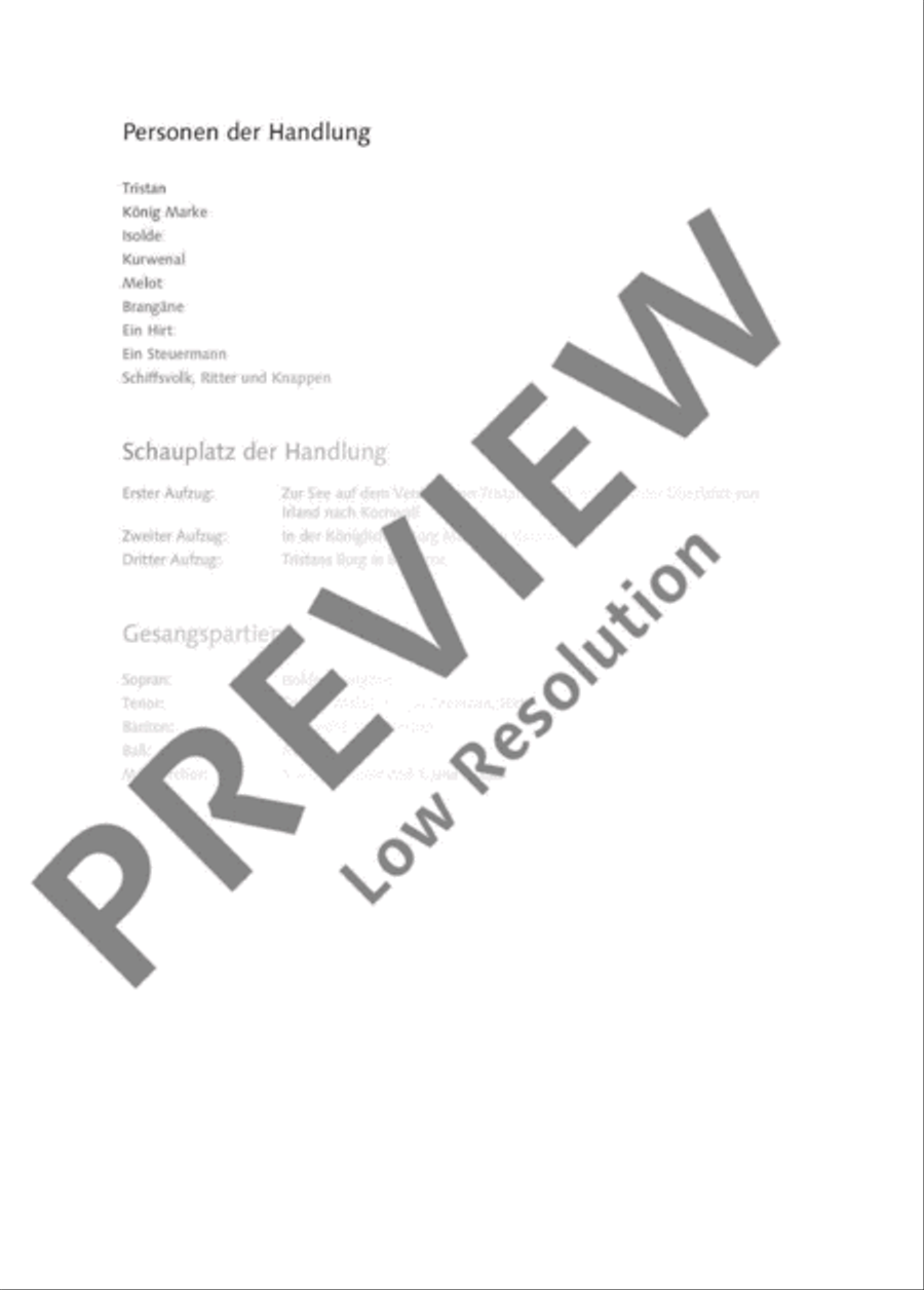 Tristan und Isolde Trumpet scores gallery preview page 13