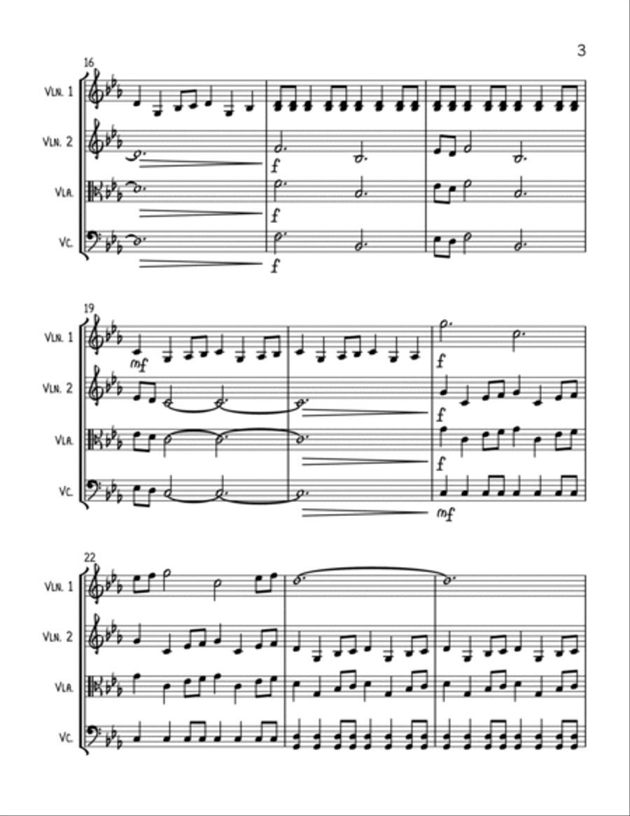 Game Of Thrones String Trio scores gallery preview page 3