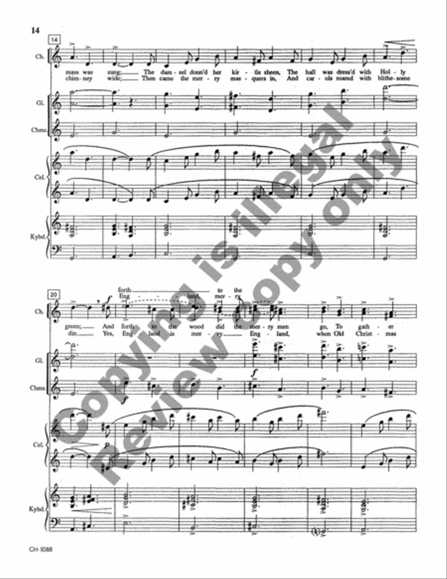 Holiday Harmonies (Full Score) Choir scores gallery preview page 8