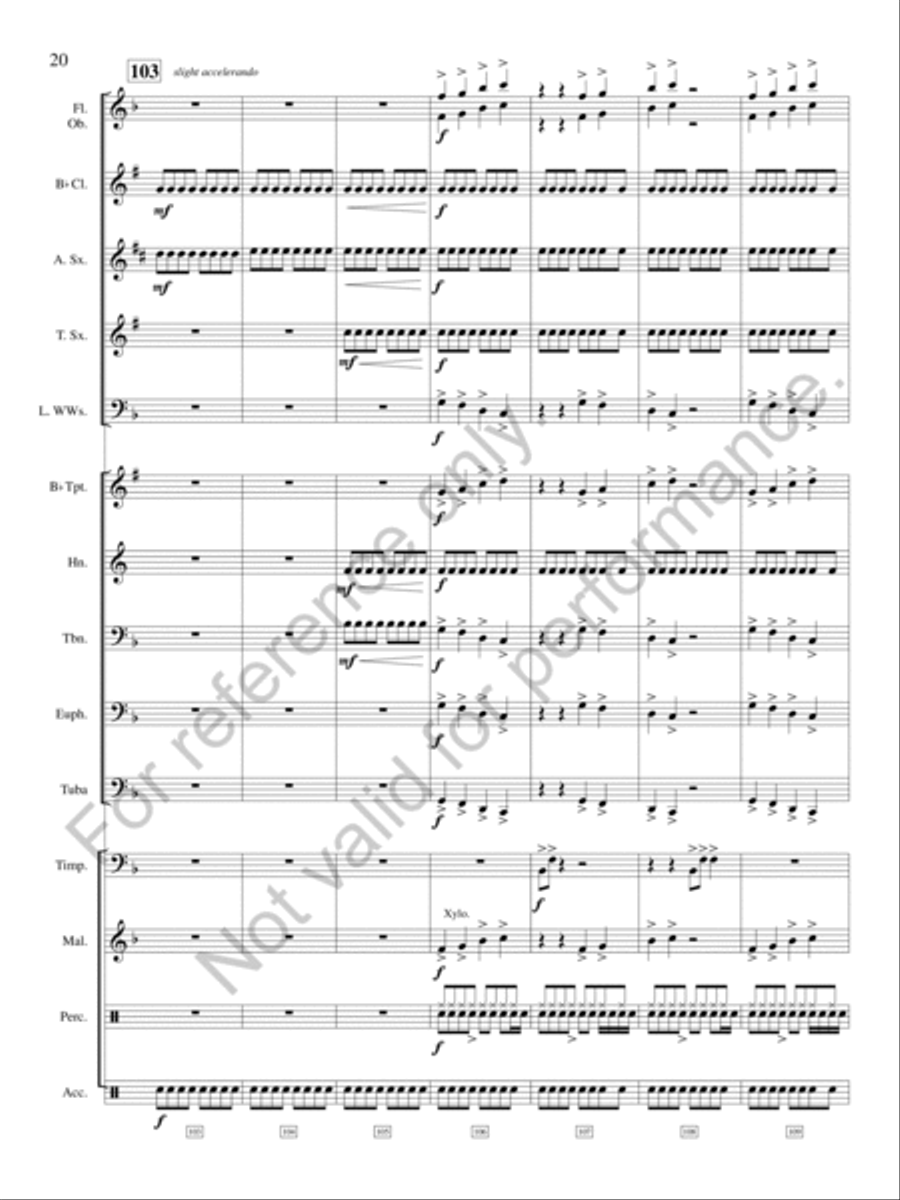 Iditarod Iditarod Concert Band scores gallery preview page 21