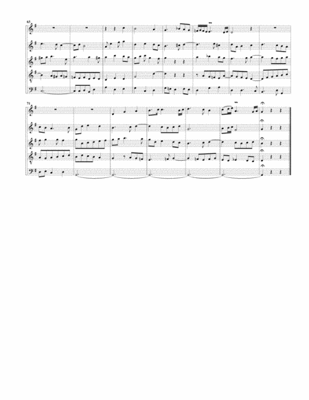 An Wasserfluessen Babylon, BWV 653b from "Leipzig Chorales" (arrangement for 5 recorders)