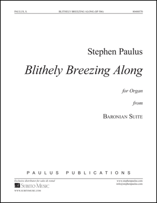 Book cover for Blithely Breezing Along (Baronian Suite)