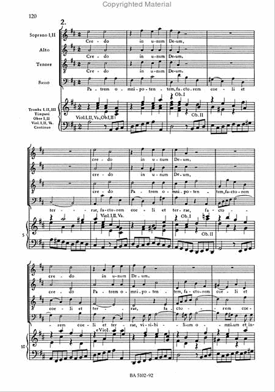 Mass in b minor, BWV 232 SSAATTBB scores gallery preview page 3