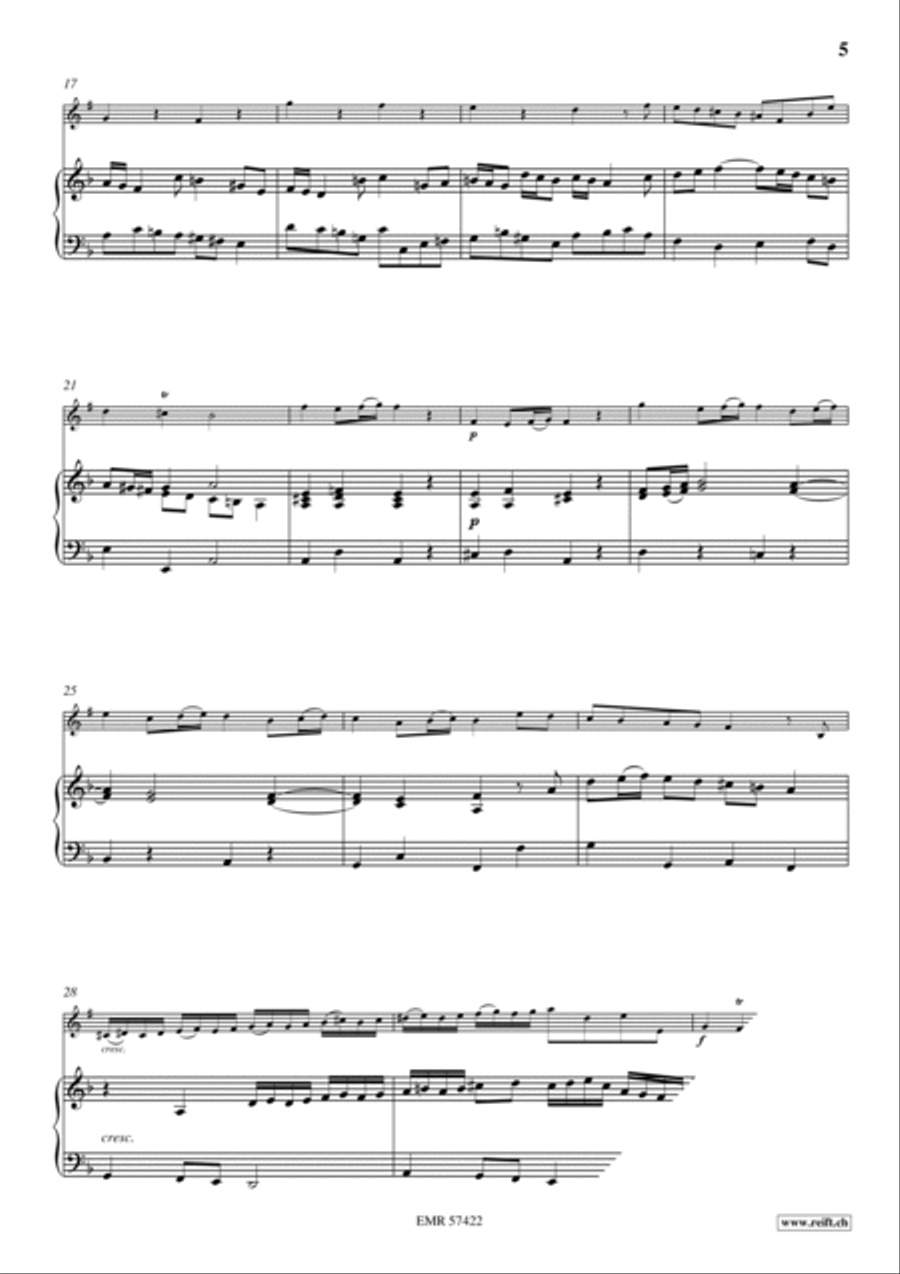 Sonata No. 5 Cornet scores gallery preview page 6