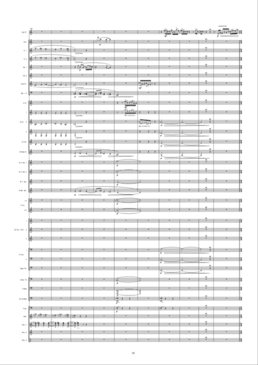 Night In Venice Concert Band scores gallery preview page 24