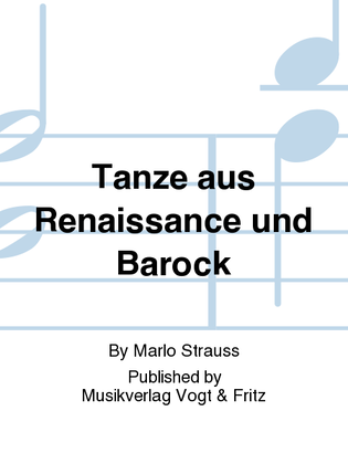 Tanze aus Renaissance und Barock