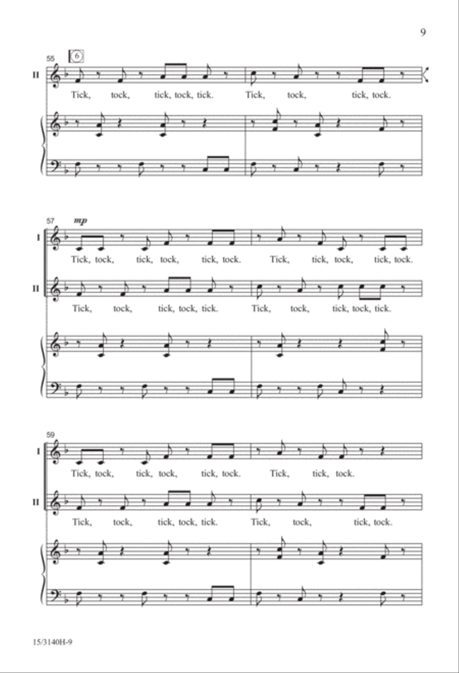 Just Like Clockwork! 2-Part scores gallery preview page 9