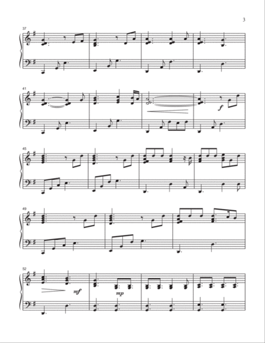 Great Are You Lord Piano Solo scores gallery preview page 4