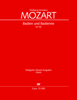 Book cover for Bastien und Bastienne
